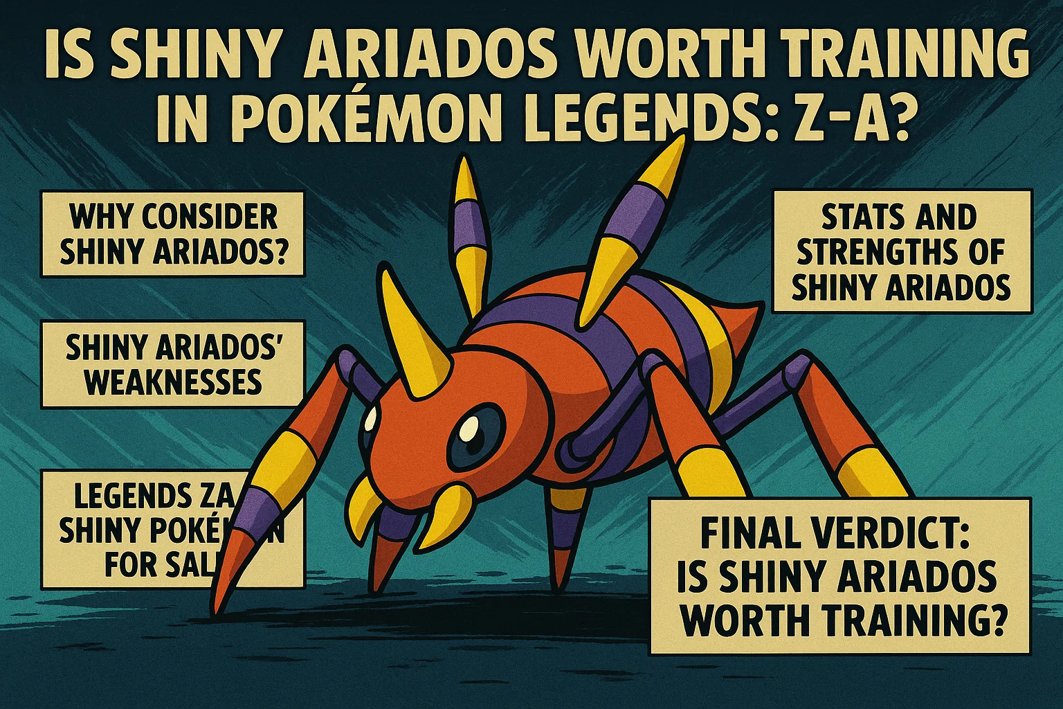 Is Shiny Ariados Worth Training in Pokémon Legends: Z-A?