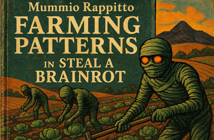 Mummio Rappitto Farming Patterns in Steal A Brainrot