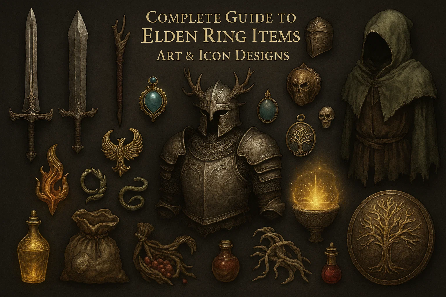 Complete Guide to Elden Ring Items Art and Icon Designs