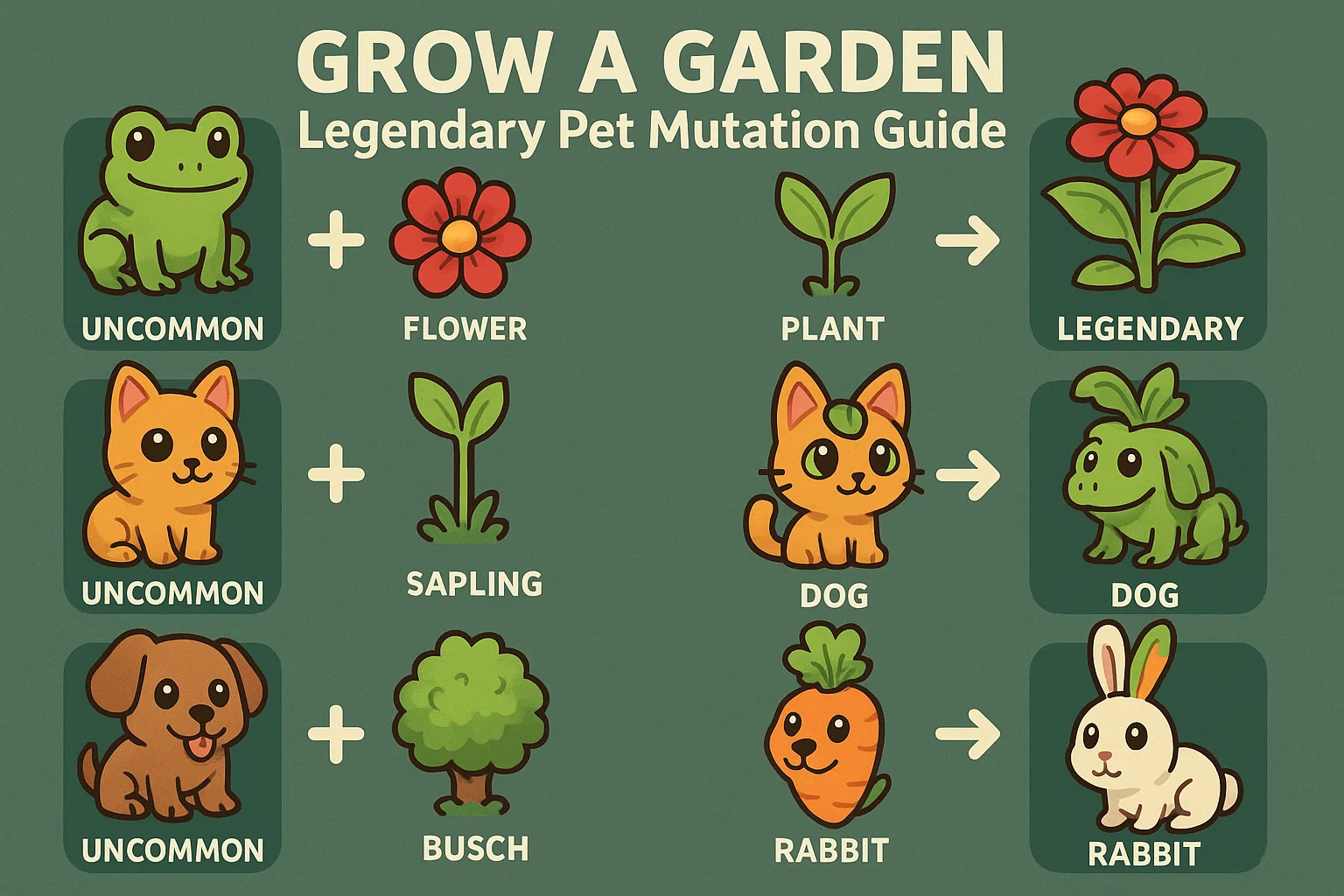 Grow A Garden Legendary Pet Mutation Guide
