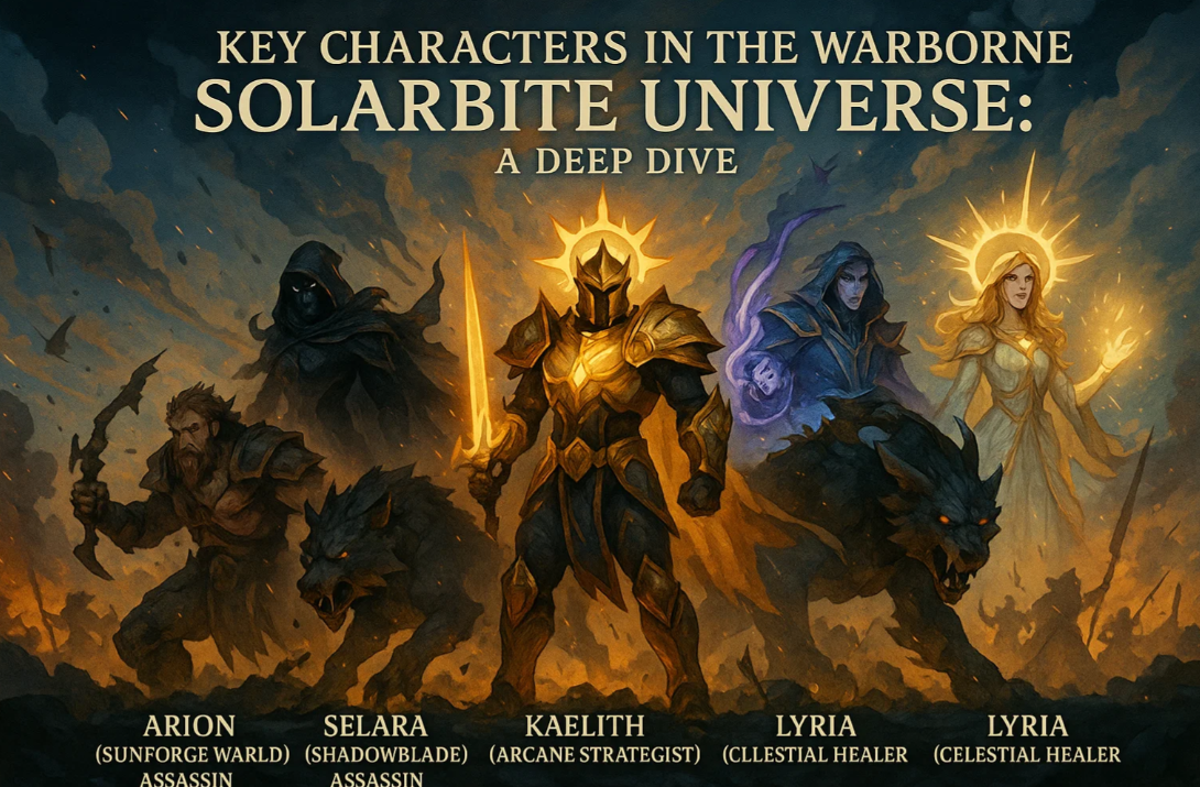 Key Characters in the Warborne Solarbite Universe: A Deep Dive