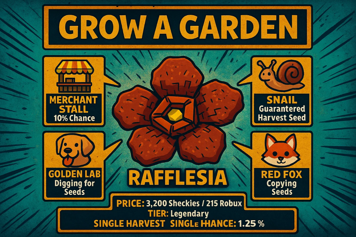 How to Get Rafflesia in Grow a Garden