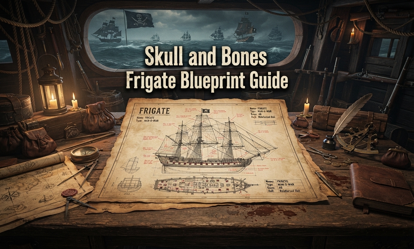 Skull and Bones Frigate Blueprint Guide